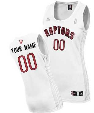Women%27s Customized Toronto Raptors White Basketball Jersey